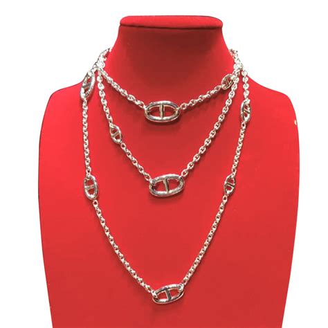 collier hermes femme argent